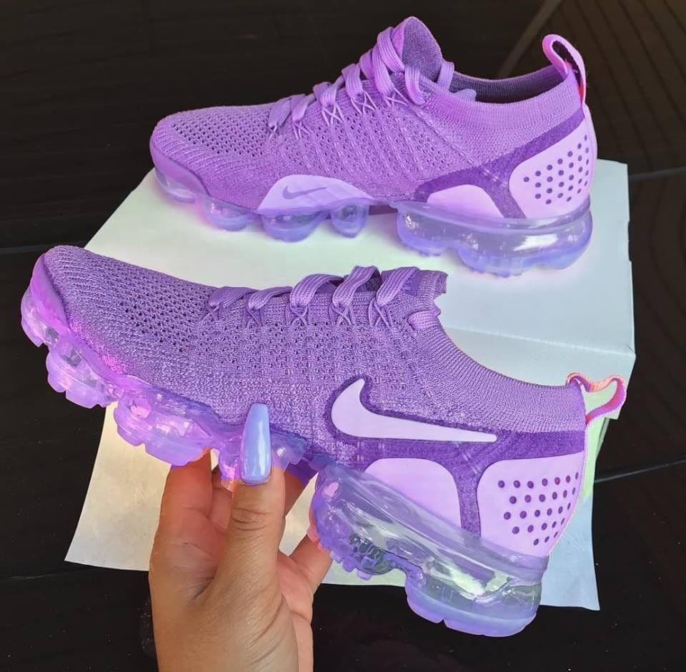 The Purple Customized Flykint Sneakers For You