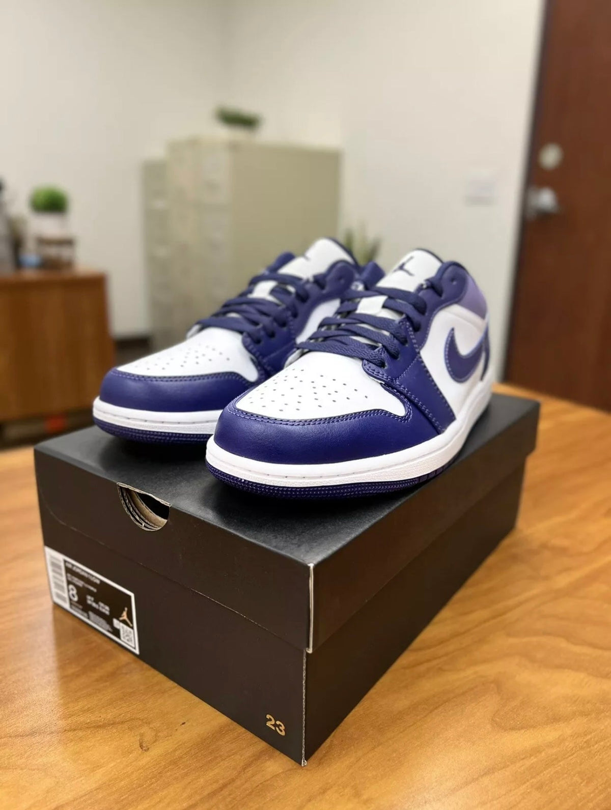 Air Jordan 1 Low Sky Purple