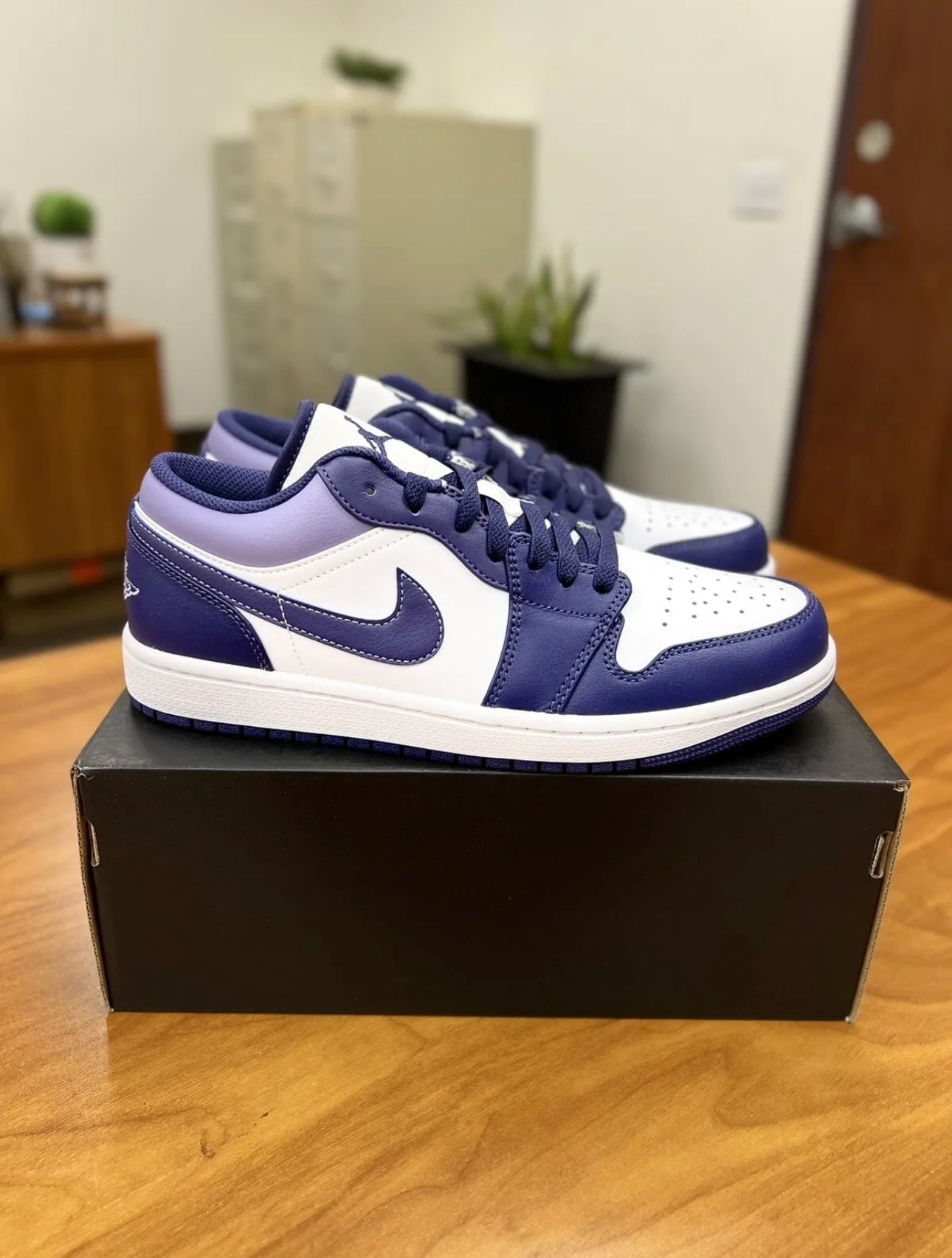 Air Jordan 1 Low Sky Purple