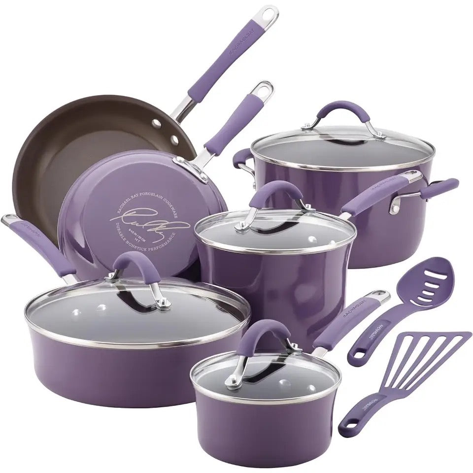 12-Piece Aluminum Cookware Set For You, Suitable For Gift Giving.