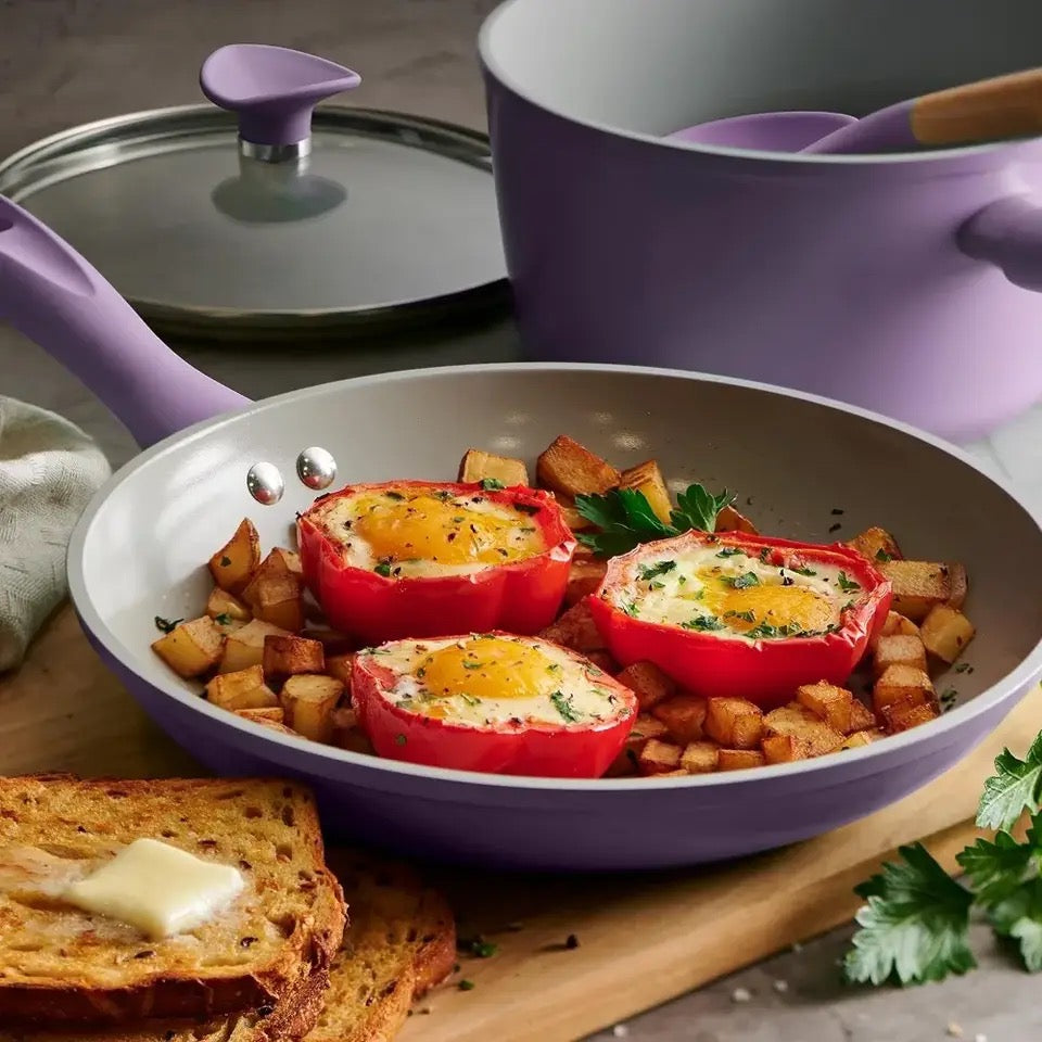 12-Piece Aluminum Cookware Set For You, Suitable For Gift Giving.