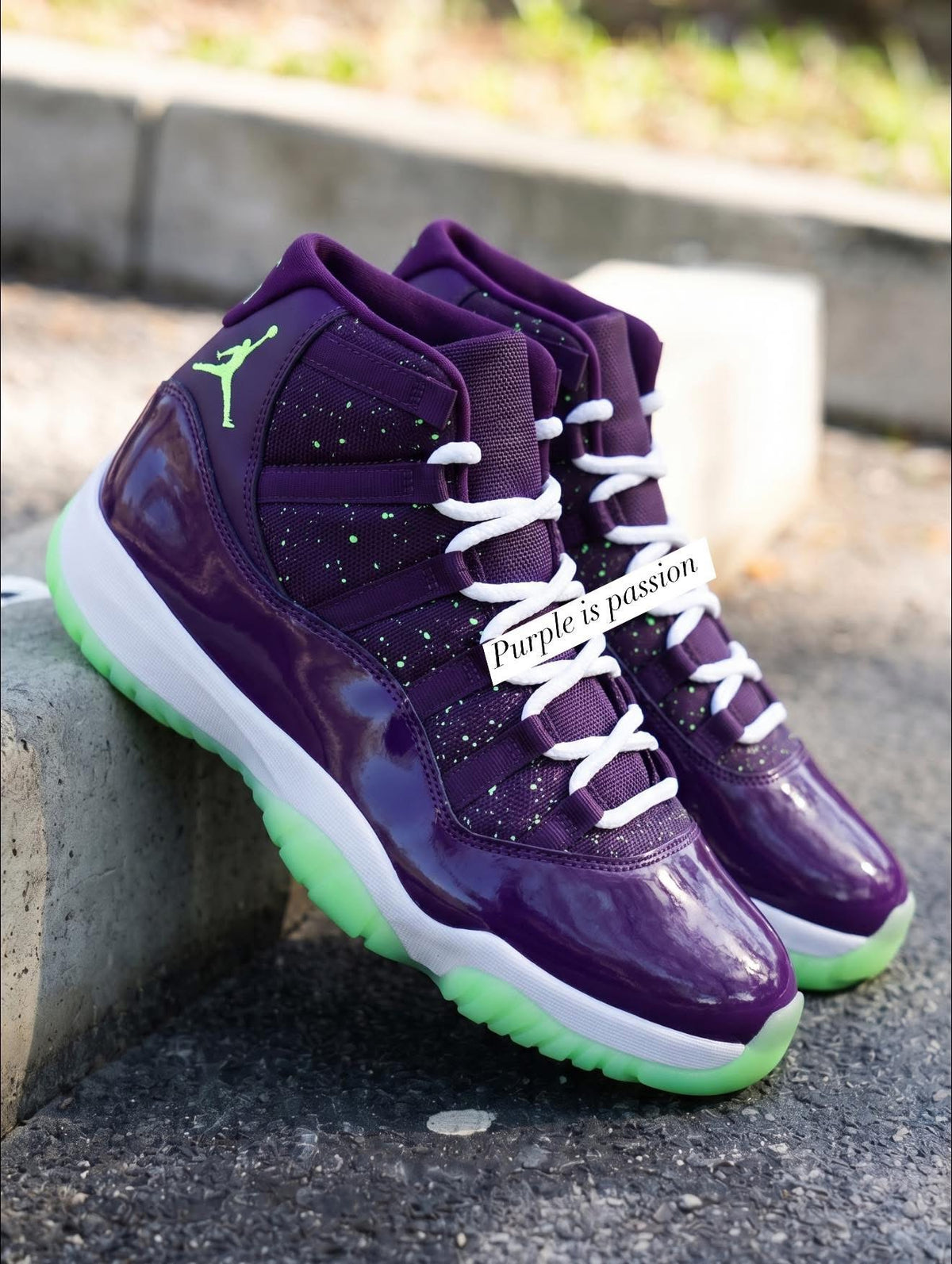 Premium Purple Velvet High-Top Sneakers with Glow Sole 👟💜✨