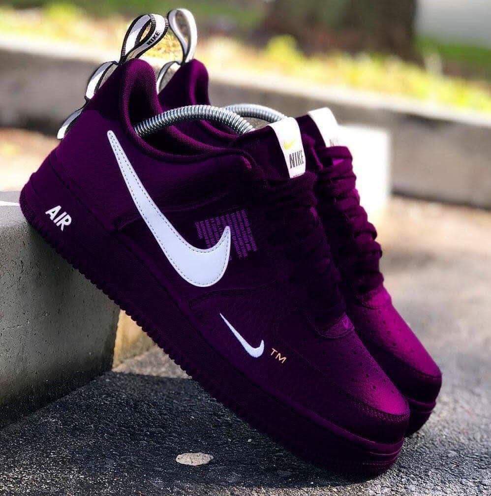 The Customized Purple Air Force Sneakers